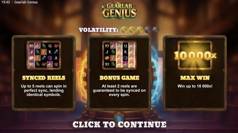 Gearlab Genius - Spark of Genius gratis spins